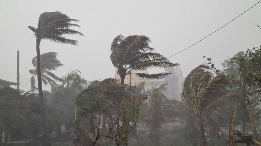 On Tuesday, where and when will it rain, stormy winds will blow